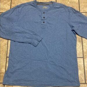 Outdoor Life Blue Long Sleeve Henley